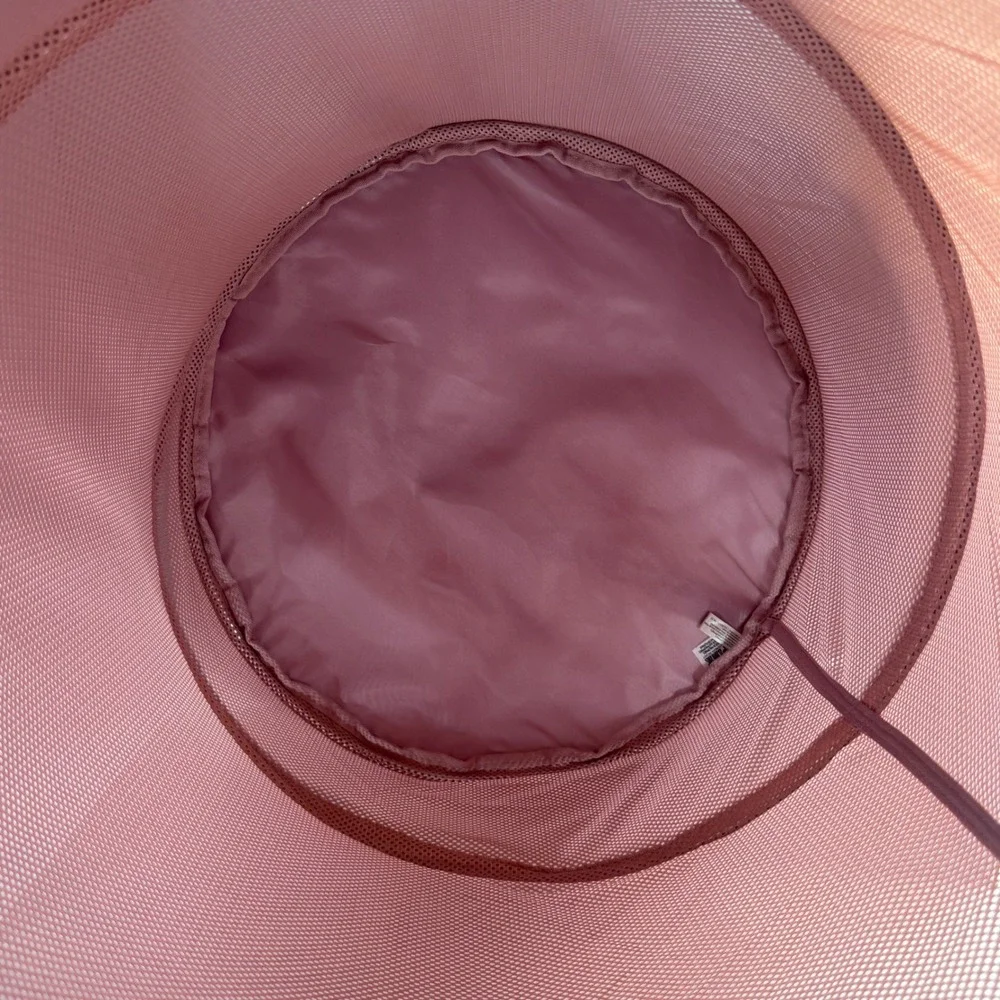 Victoria's Secret PINK Pop Up Laundry Hamper Mesh Basket Rose Pink Logo Dorm Y2K